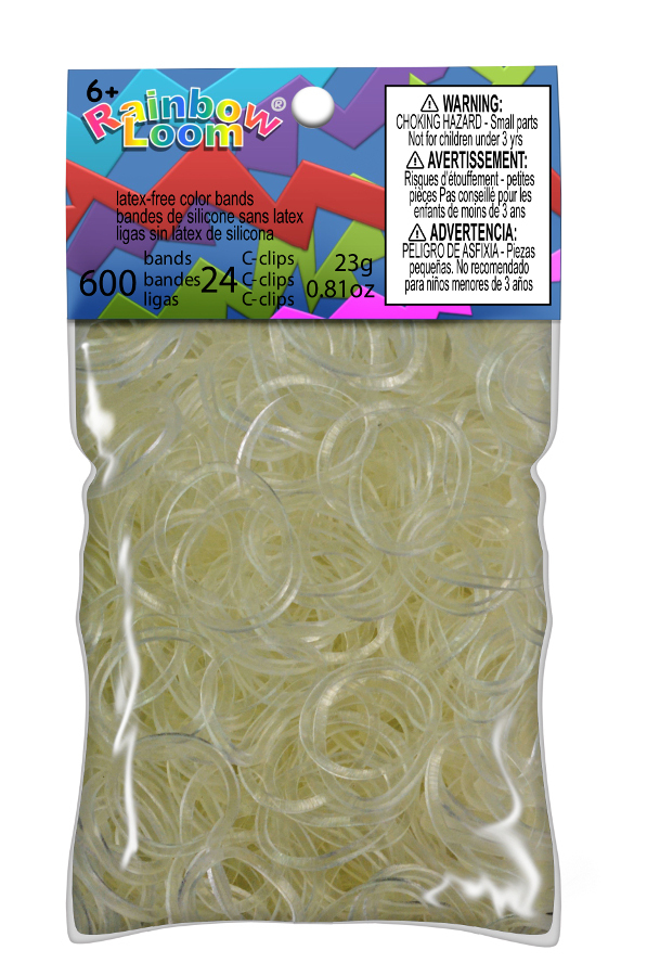 Buy Official Rainbow Loom Clear Jelly Rubber Bands We have the