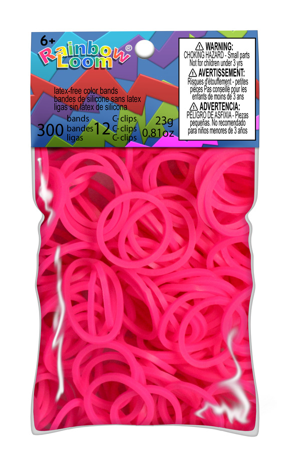 Buy Neon Pink Bands for Rainbow Loom Australia/New Zealand Rainbow Loom