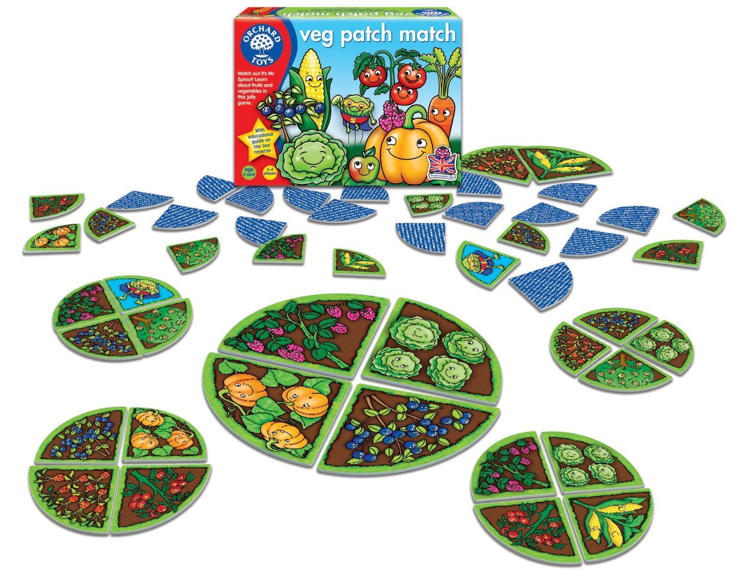 Orchard Toys Veg Patch Match GameOrchard Toys Educational Games for Kids