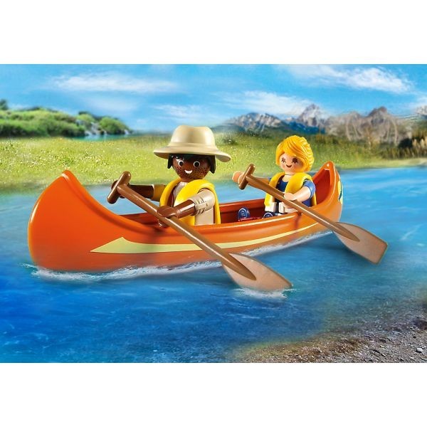 playmobil canoe set