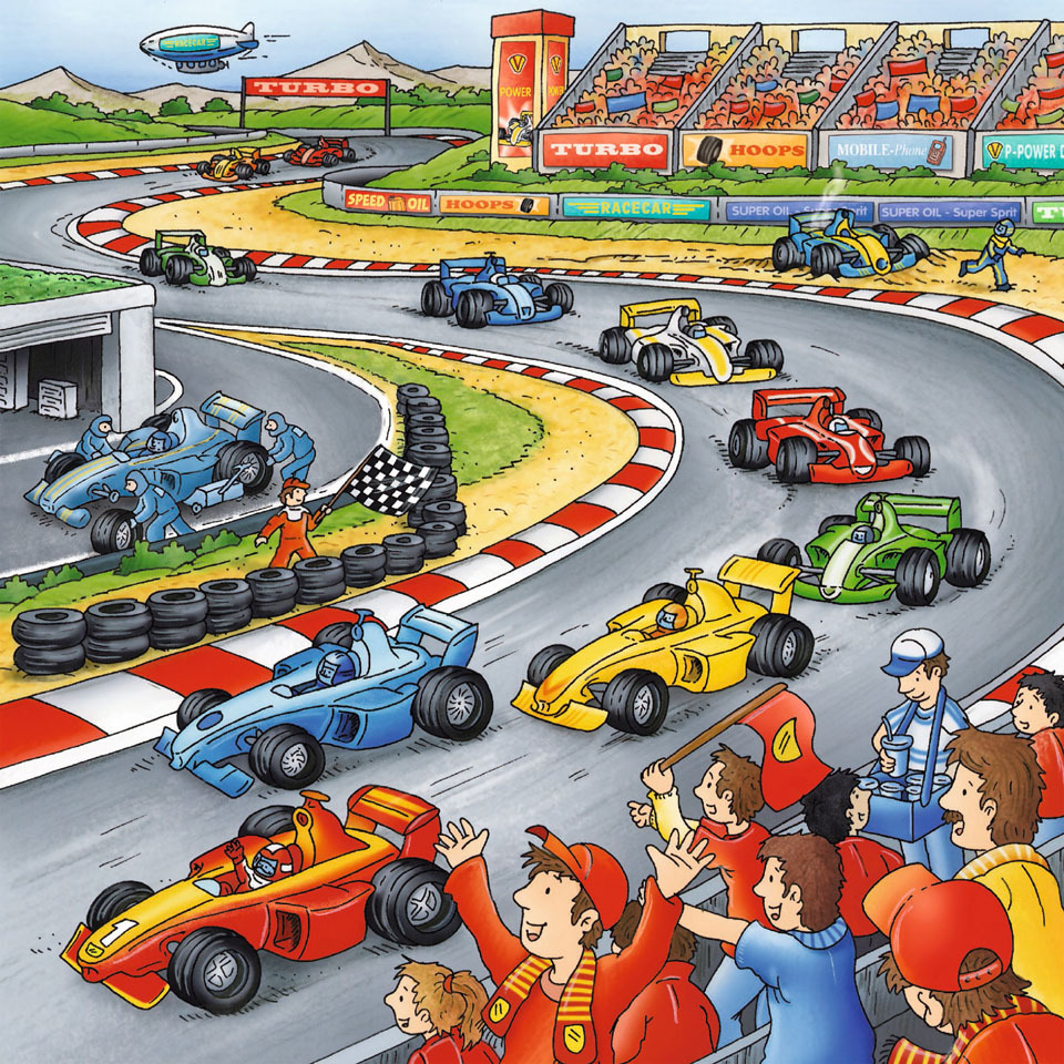 Ravensburger Moving Vehicles Jigsaw Puzzle 3x49pc SetRavensburger Kids