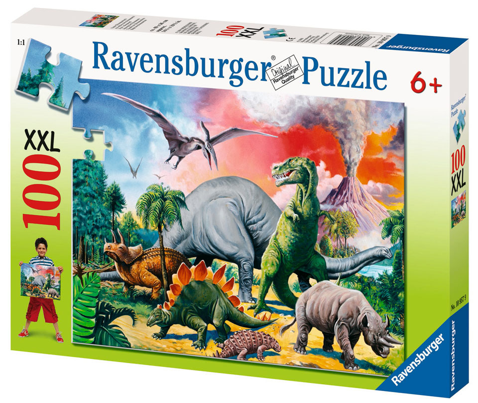 Ravensburger Among the Dinosaurs Jigsaw Puzzle 100pcRavensburger Kids