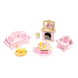Le Toy Van Daisylane Sitting Room | Wooden Dolls House Furniture Pack