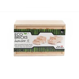 Once Kids - Eco Bricks Bamboo 145 Piece