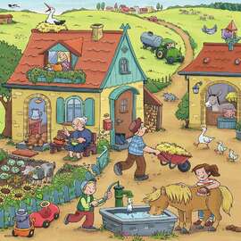 Ravensburger - On the Farm 3x49pc Jigsaw Puzzle