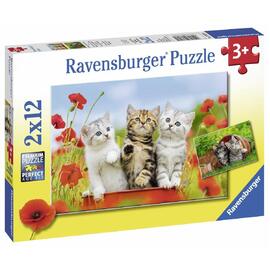 Ravensburger - Kitten Adventures 2x12pc Jigsaw Puzzle