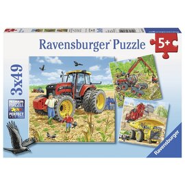 Ravensburger Giant Vehicles Jigsaw Puzzle 3x49pc