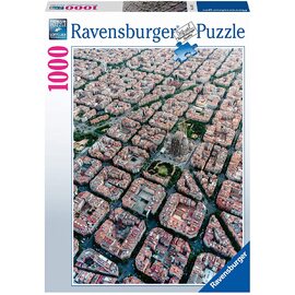 Ravensburger - Barcelona von Oben 1000pc Jigsaw Puzzle