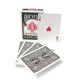 Bicycle Rider Back Black 808 Classic Playing Cards