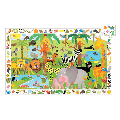Djeco Jungle Observation Jigsaw Puzzle 35pc
