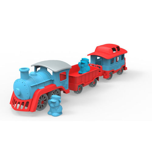 Green Toys Blue Train | 6 Piece Set