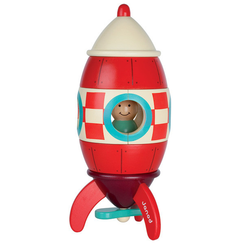 Janod Rocket Wooden Toy Ecofriendly wooden toys for kids