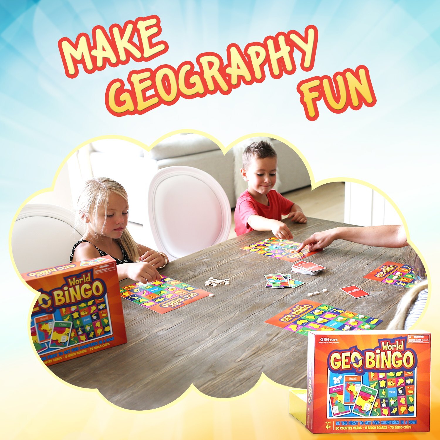 GeoToys Geo Bingo Awesome Range of Home School & Teaching Resources Australia