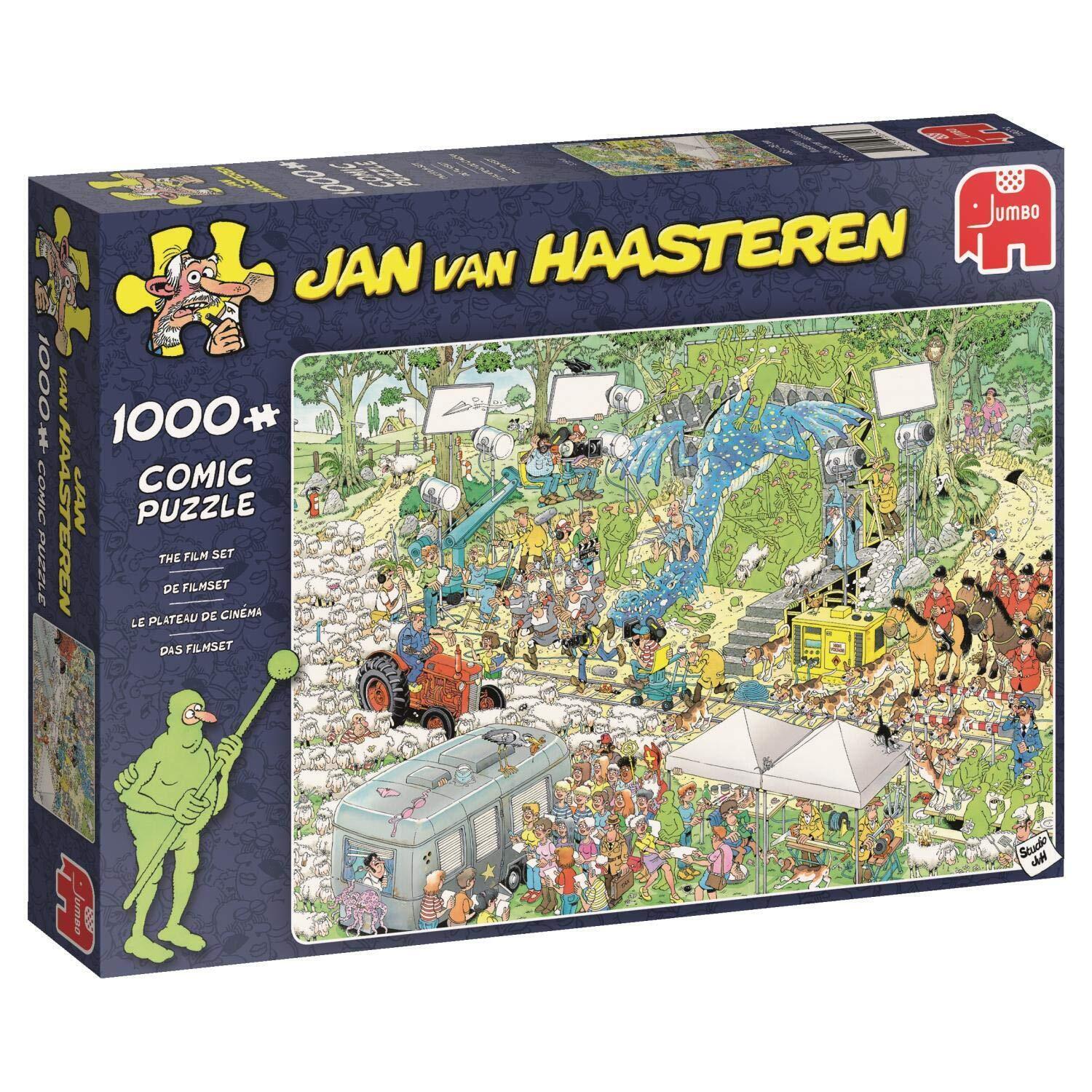 Jan Van Haasteren The Film Set 1000pc Comic Jigsaw Puzzle Rainbow Fun