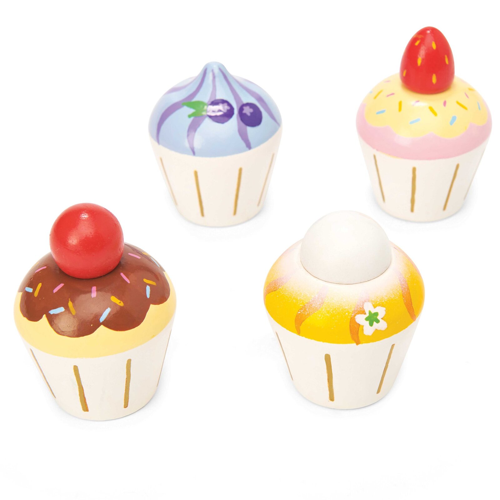 Le Toy Van Honeybake Cupcakes Set Best Range of Wooden Play Food