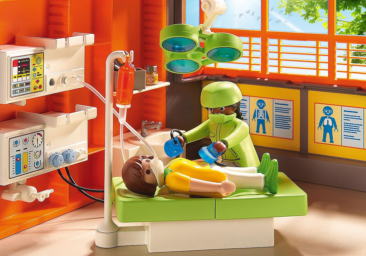 city life playmobil hospital
