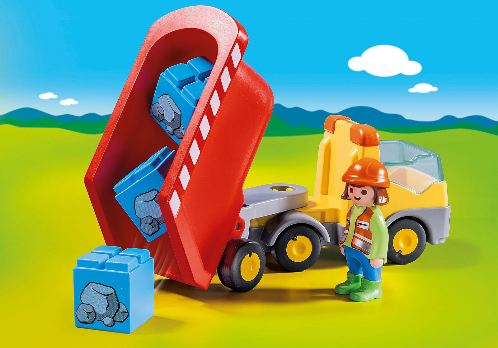 Playmobil 1.2.3 Dump Truck Educational Toys & Role Play Toys Noosa