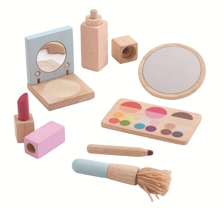Plan Toys Makeup Set  Eco-friendly Wooden Pretend Play Makeup 