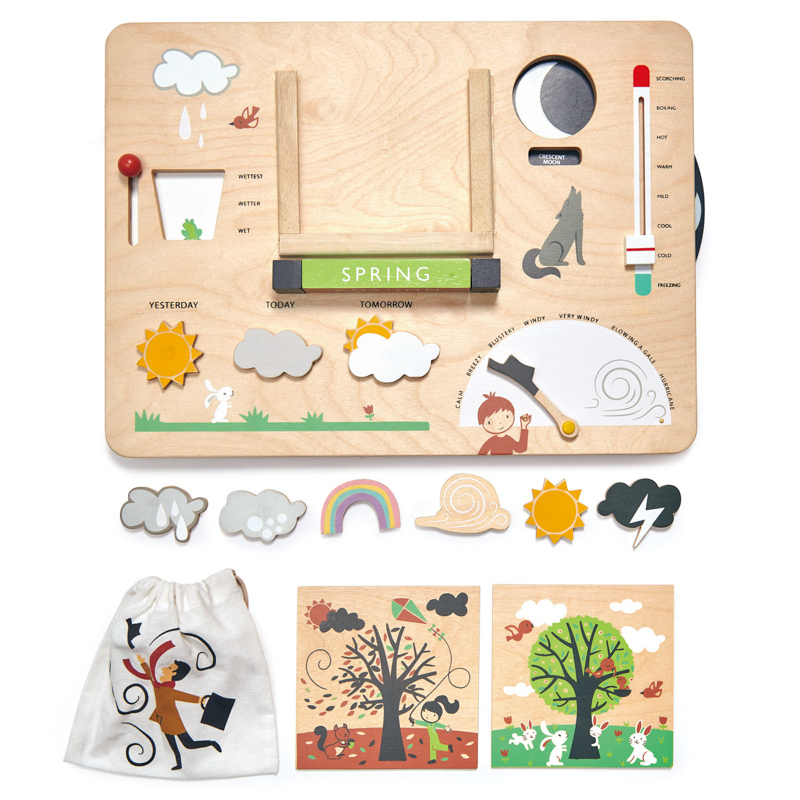 Tender Leaf Wooden Weather Station Awesome Range of Wooden Toys & Eco
