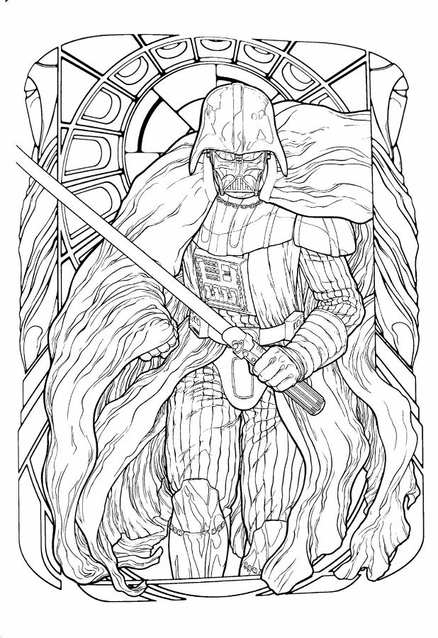 Star Wars Movie Art Therapy Hardcover Colouring Book for Teens & Adults Colour in Star Wars scenes