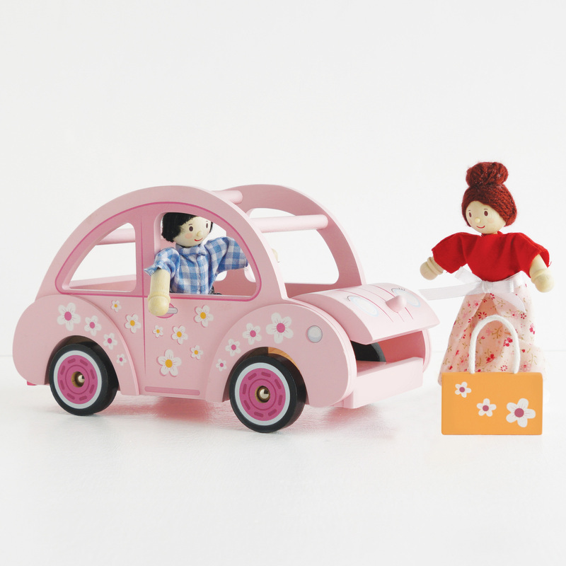 Le Toy Van Sophie's Car Wooden Dollhouse Accessories Toys For Girls