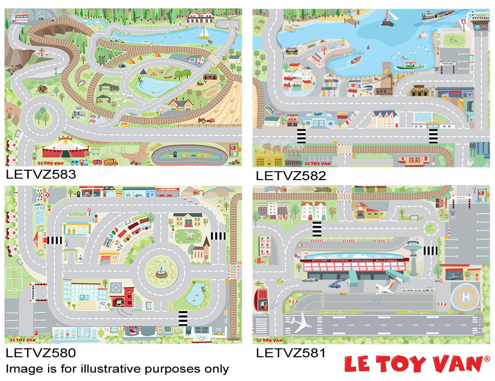 le toy van car playmat