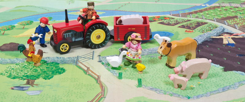le toy van sunny farm animals
