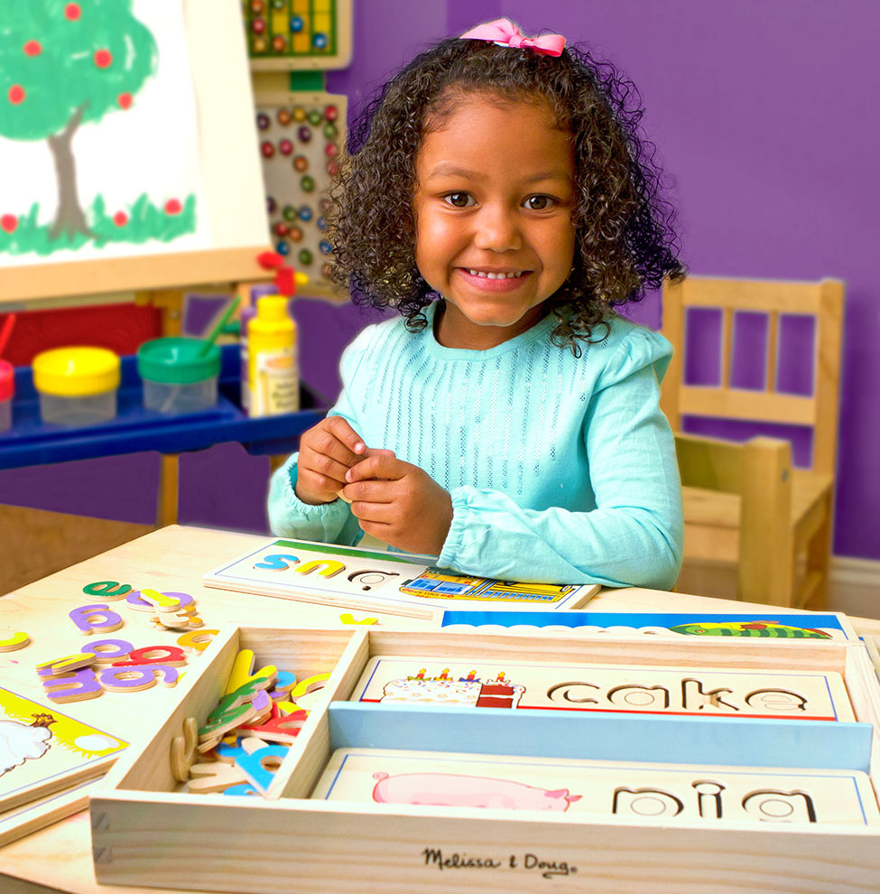 melissa and doug spelling puzzle