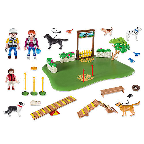 Playmobil dog agility set online