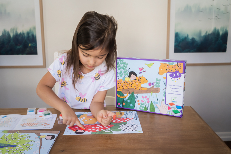 Djeco Touch and Paint Finger Painting Best Arts & Crafts for Kids