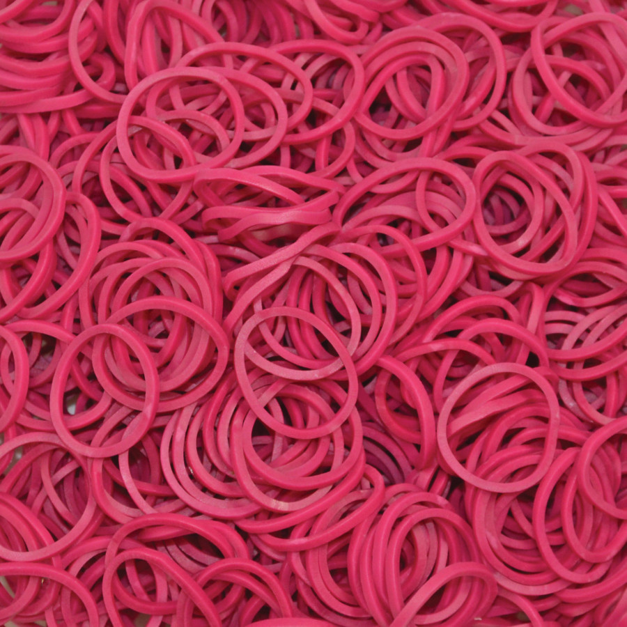 pink rubber bands