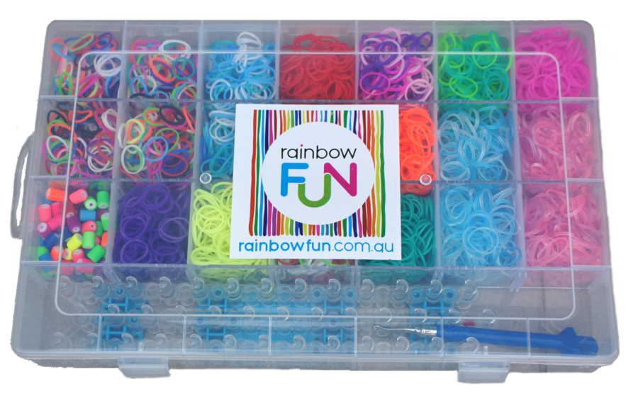 Rainbow Loom Band Craft Storage Box, Large Craft Storage Box