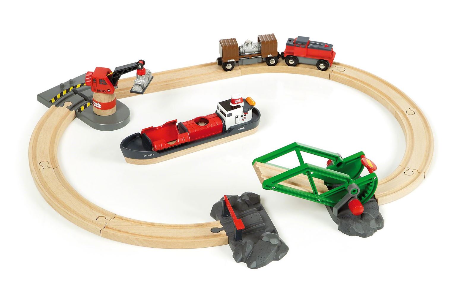 brio large city and cargo set