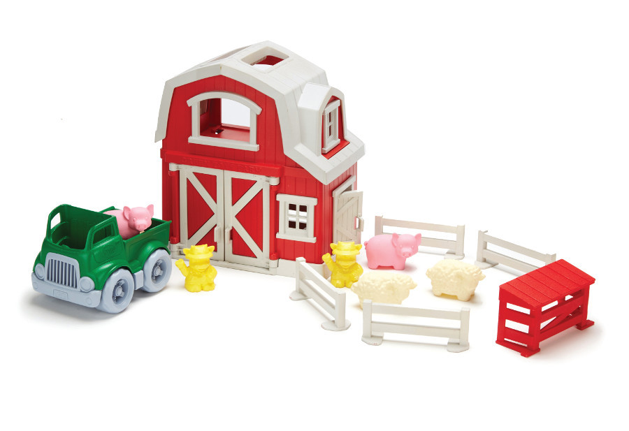 Green Toys Farm Playset & Farm Animals|Eco-friendly ...