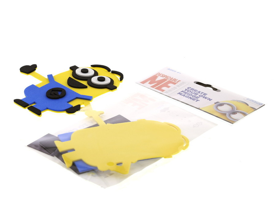 minion foam fridge magnet craft kit create your own despicable me