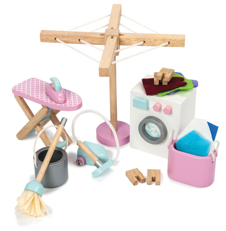 Le Toy Van Daisy Lane Laundry Room Dolls House Furniture Set