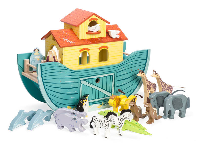 Le Toy Van Noah s Great Ark Toy Wooden Ark with Animals Role Play Montessori Wooden Toys Noosa