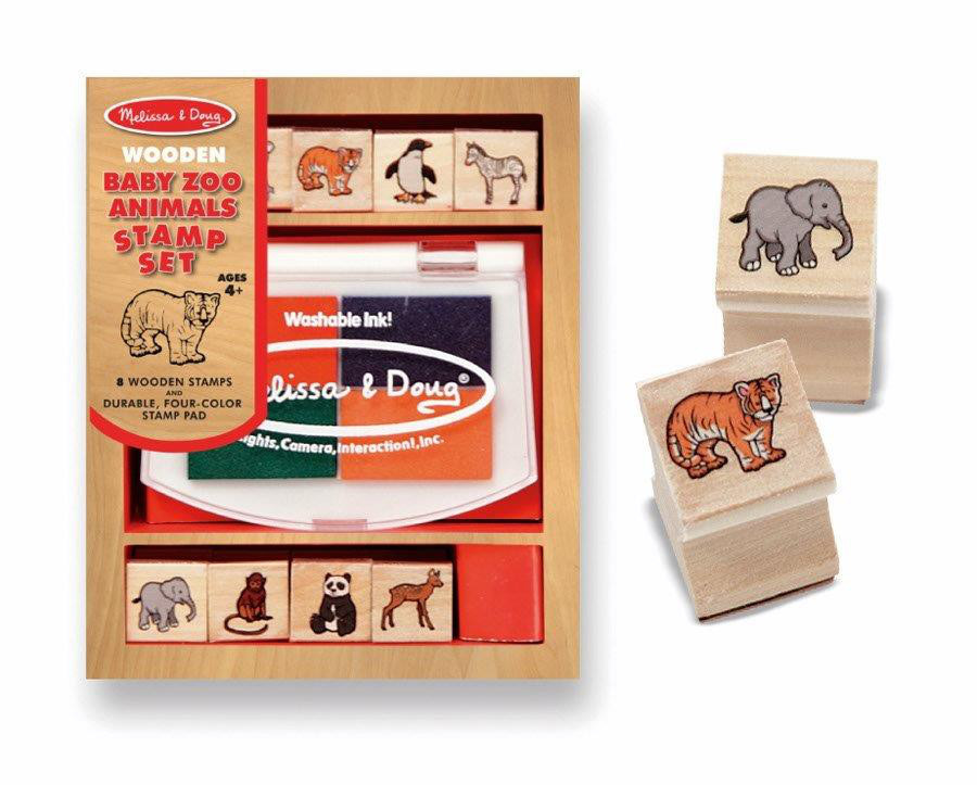 Melissa Doug Baby Zoo Animals Stamp Setcreative Early
