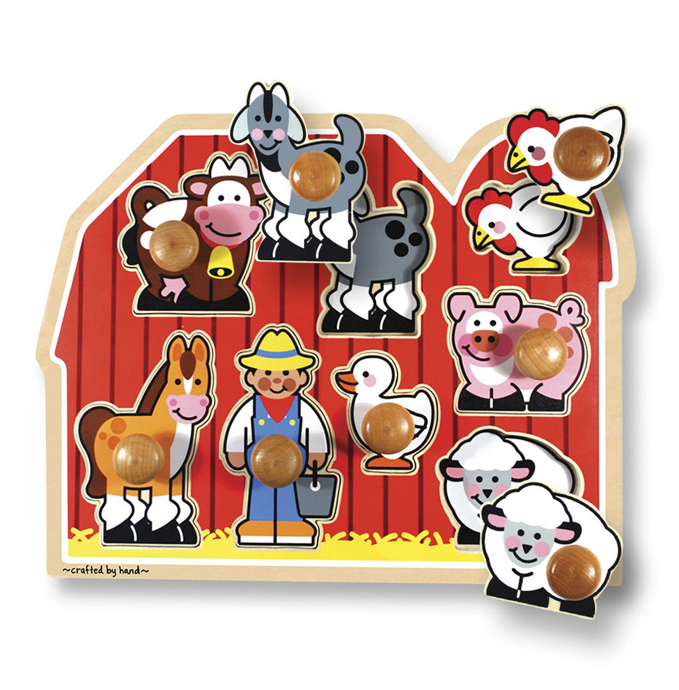 melissa and doug farm friends floor puzzle
