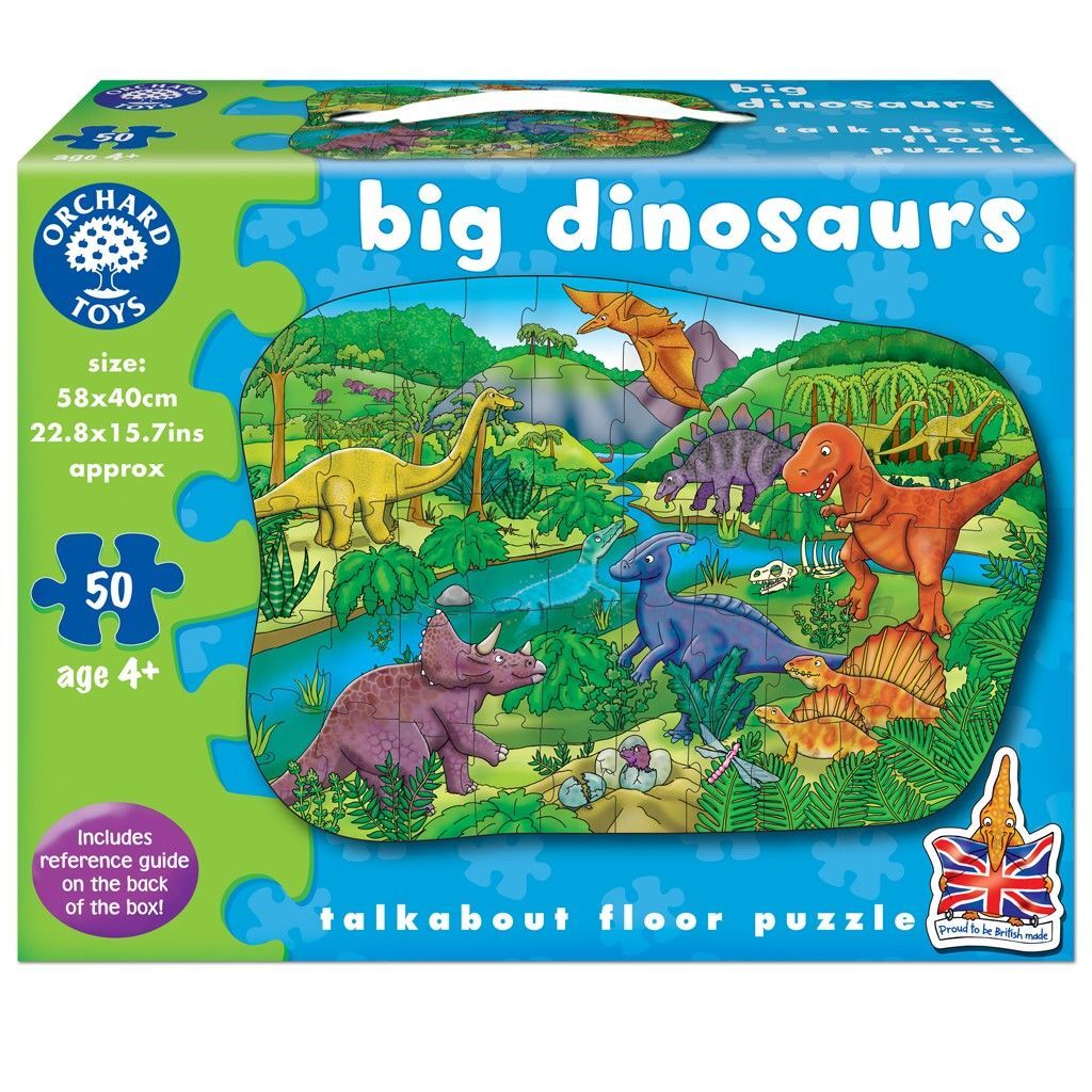 Big Dinosaur Orchard Toys Floor Puzzles Jigsaw Puzzle 4 Years 