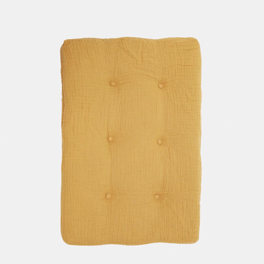 Olli Ella Strolley Mattress in Mustard dolls pram muslin mattress
