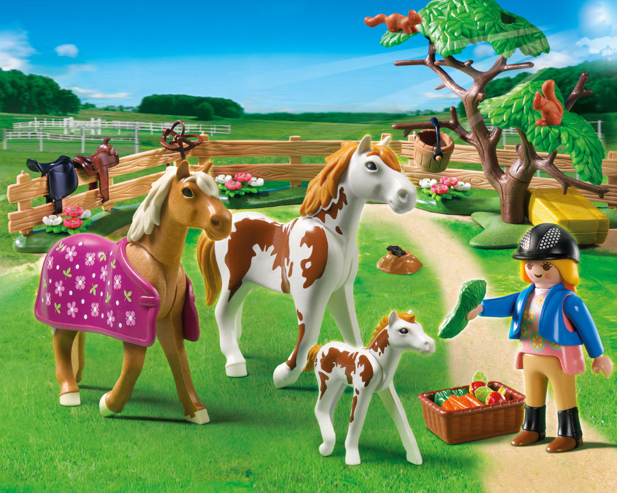 playmobil country horse paddock