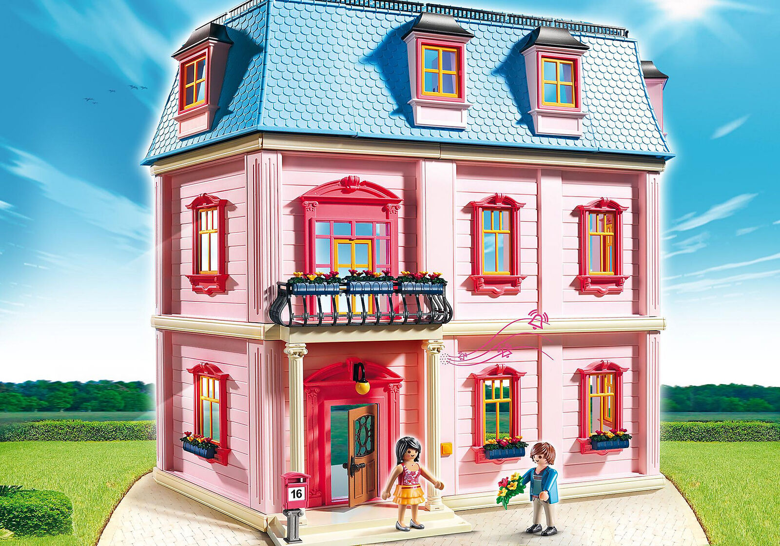 5755 Playmobil Petite Rambarde Balcon Maison 5300