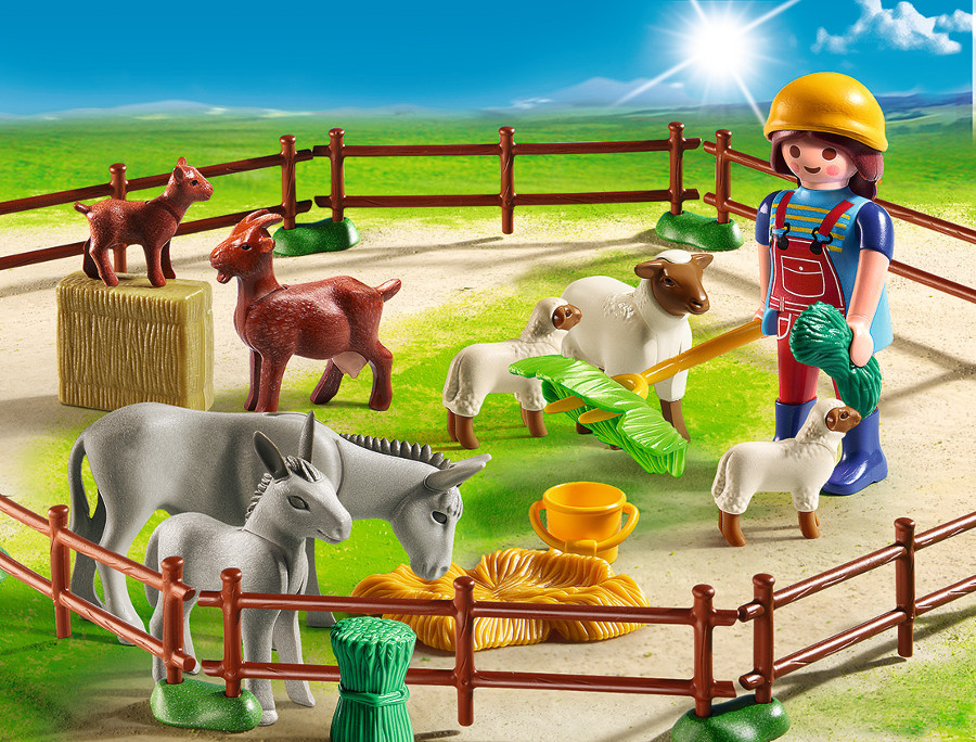 playmobil farm animals