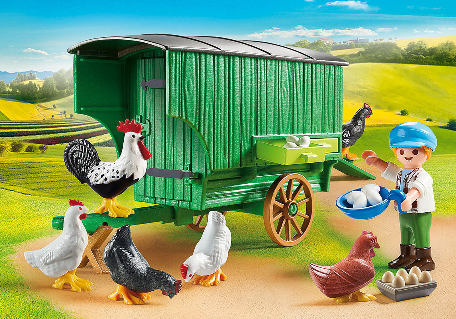  Playmobil 70133 Country Modern Farm House : Toys & Games