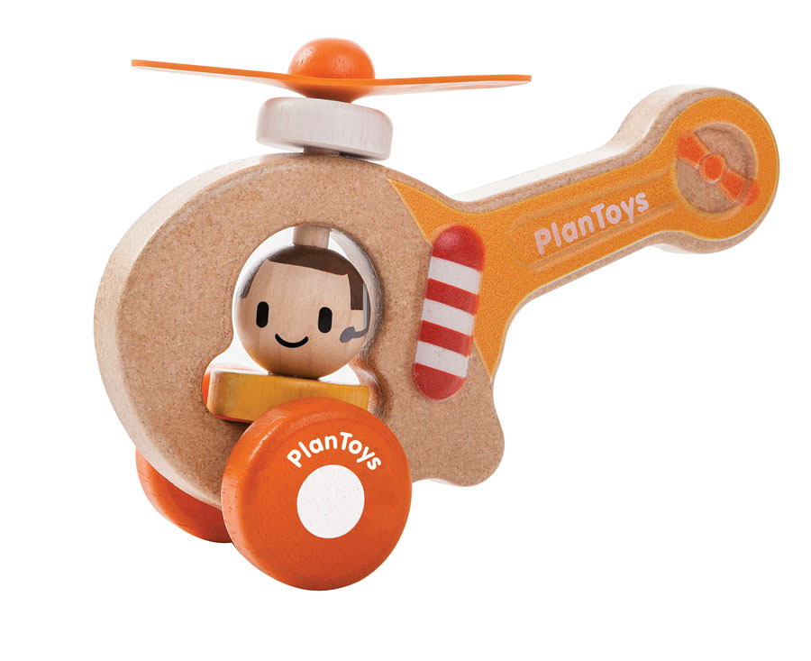 Plan Toys Helicopter Wooden Eco ToysBuy Wooden Toys &amp; Eco ...