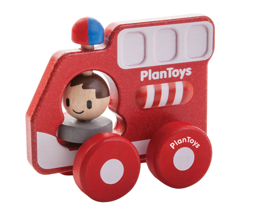 Plan Toys Fire Truck Wooden Eco Friendly For Kids Plan Toys Fire Truck Wooden Eco Toy