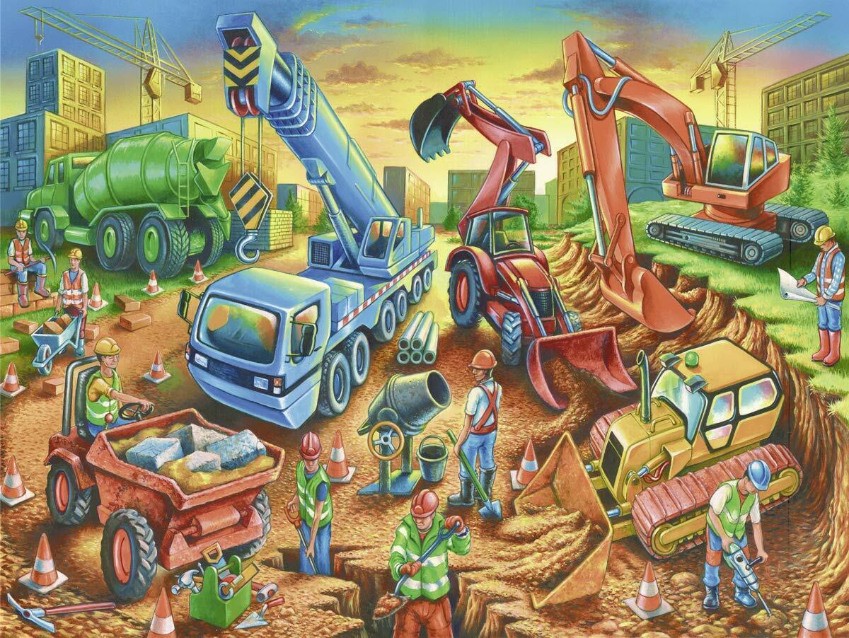 Ravensburger Construction Crew Puzzle 60pc Jigsaw Puzzle | Ages 4+ years | eBay