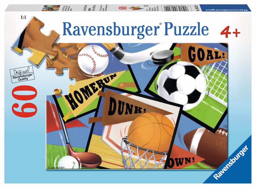 Ravensburger Sports! Sports! Sports! 60pc Puzzle|Ravensburger Puzzles