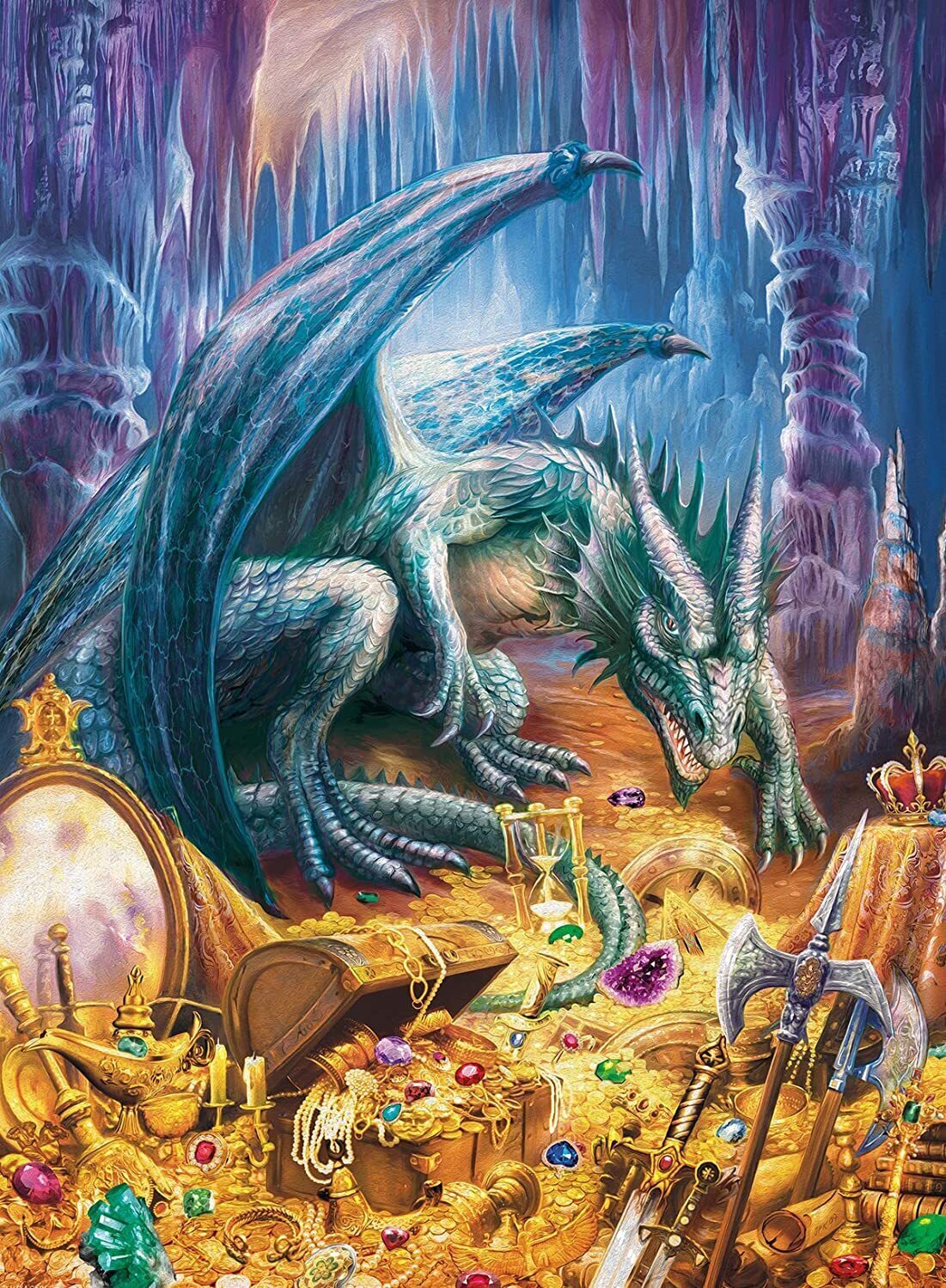 Ravensburger Dragons Treasure Puzzle 100pc Jigsaw Puzzle Amazing